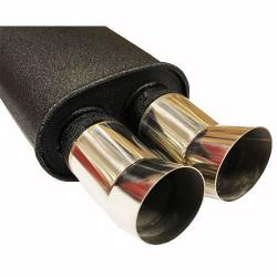 DTM kipufogódob rozsdamentes acél véggel KP-1515BK