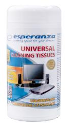 Esperanza ES105 univerzális nedves törlőkendő, 100 db