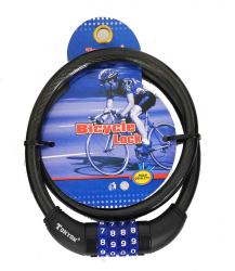 Számzáras motor és kerékpár zár 12x80cm (10008)