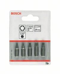 Bosch 5 részes bitkészlet Extra kemény (Torx) (2607001768)