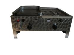 BGT-2 kétégős asztali kombigrill készülék, földgáz üzemű