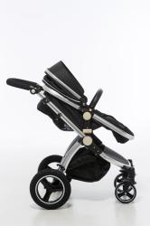 My First Baby stroller black babakocsi, fekete (MFBSTBL02FE)