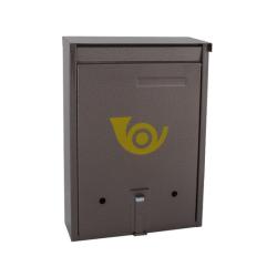 Postaláda utcai festett tolózáras Barna CS (3490103)