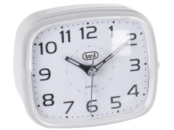 Trevi kvarc ébresztőóra, fehér (15173)