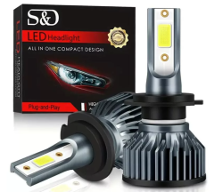 Autó LED fényszóró szett H7, V6 (14068)