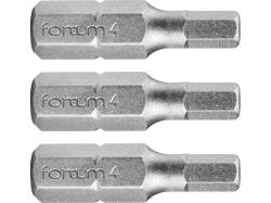 Fortum behajtóhegy Hex 3db S2 acél 3x25mm (4741504)
