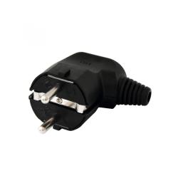 Home földelt dugvilla oldalsó kábelvezetéssel (NPD 1/BK)