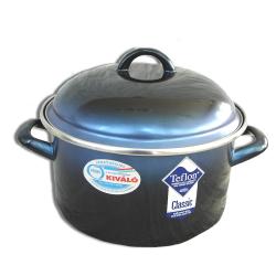 Bonyhádi Elit zománcozott teflonos fazék + fedő 16 cm   (514016045)