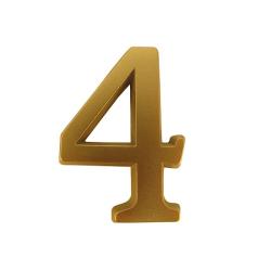 SB  ajtószám öntapadós matt arany 4 (3970164)