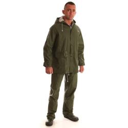 Esőkabát és nadrág zöld PVC (2XL) (6700068)