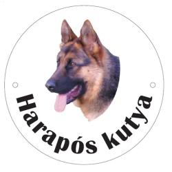 SB  kutyatábla műanyag németjuhász (3913405)
