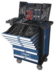 Scheppach TW 1000 - Műhelykocsi szerszámokkal, 7 fiókos, 263 db-os (5909304900)