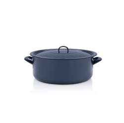 Metalac Classic zománcozott lapos lábas fedővel 36 cm, 15 L (355985)