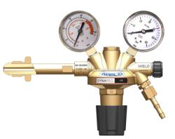 Iweld Dynareg levegő palack nyomáscsökkentő 230/40 bar, 2 manométerrel