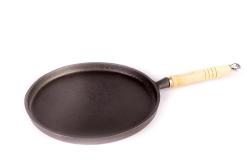 Öntvény serpenyő, palacsintasütő 27 cm