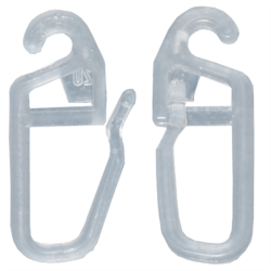 Függönytartó horog műanyag kis kampós (3716099)