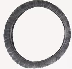 Szürke plüss kormányvédő 38 cm KV-HL2185G (2185G)