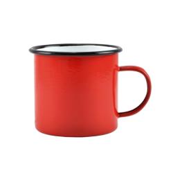 Perfect Home piros zománcozott bögre 450 ml (10385)