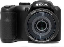 KODAK Pixpro AZ255 digitális fényképezőgép, fekete (KO-AZ255-BK)