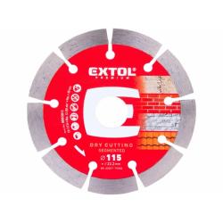 Extol Premium gyémántvágó szegmenses 115×22,2×1,8mm (8803011)
