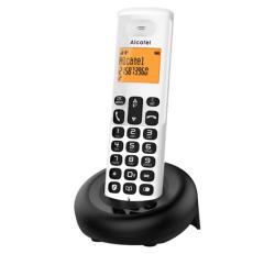 Alcatel E160 telefon készülék (vezeték nélküli, kijelző, DECT) FEHÉRE160_W