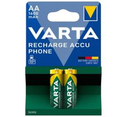 Varta RECHARGE ACCU elem (AA, 1.2V, 1600mAh Ni-MH, újratölthető) 2db/csomag