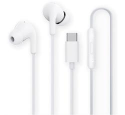 XIAOMI fülhallgató SZTEREO (Type-C, mikrofon, zajszűrő, hangerőszabályzó, felvevő gomb) FEHÉRBHR8931