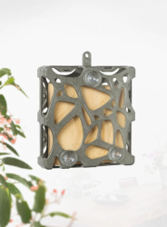 ANNA madáretető tapadókorongokkal, szürke (A002)