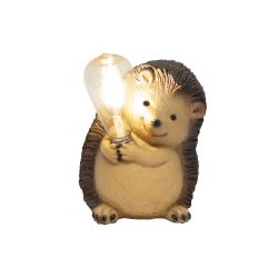 Home napelemes kerti lámpa, süni villanykörtével (MX649S)