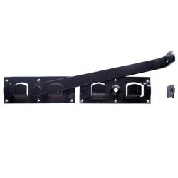 DMX kapuzár kétszárnyas 440 x 70mm fekete (3238403)