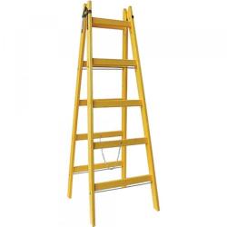 Háztartási fa létra 5 fokos (10705)