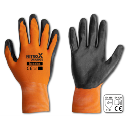 Bradas nitrox orange kesztyű 8-as (RWNO8)