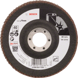 Bosch X581 Nemes Zirkon legyezőtárcsa o 125 mm, o 22.23 mm, P60