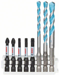 Bosch Impact Control csavarbit és MultiConstruction fúró csomag - 8 db (2608577144)