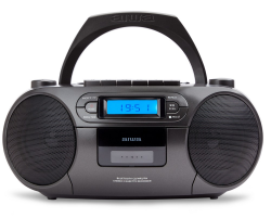 Aiwa RC-250BK hordozható retro boombox, fekete (15562)