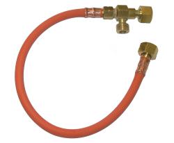 Ikresítő szett (menets csatlakozó, 0,5 m gázcső) (4515.912)