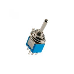 Kapcsoló, 250 V, 2 áramkör, 2 állás, váltó (ST 304)