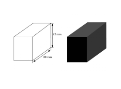 Iweld Policlean nyers szén blokk, 1026 BB (9CLNCARBBLCK)