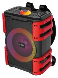 AKAI hordozható BT hangszóró + mikrofon 30W (ABTS-V25)