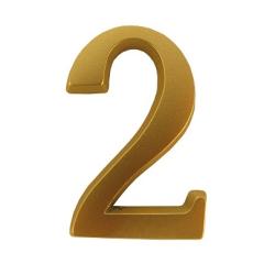SB  ajtószám öntapadós matt arany 2 (3970162)