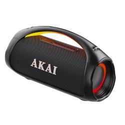 AKAI hordozható Bluetooth hangszóró, vízálló, 110W (WaveStormer)