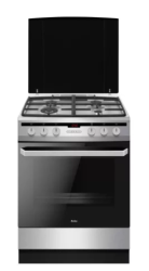 Amica kombinált tűzhely inox 60 cm (55701)
