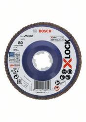 Bosch X-LOCK Legyezőtárcsa BfM,125,G80 o 125mm, G 80, X571,  (2608619211)