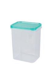 Hasáb alakú műanyag tárolódoboz 1,5 l zöld (28/1)