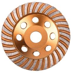 Extol industrial gyémántcsiszoló korong; 115mm×22,2mm, Turbo/lamellás jellegű (8703101)