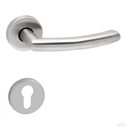 Maestro Kilincs rozettás cilinderlyukas inox Gino (3675256)