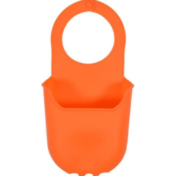 Vorel szilikonos mosogatószivacs tartó, narancssárga (TOY-74788)
