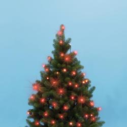 Home LED-es beltéri fényfüzér, piros 4 m (KII 50/R)