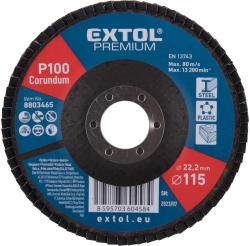 Extol Premium lamellás csiszoló P100, 115x22mm (8803465)