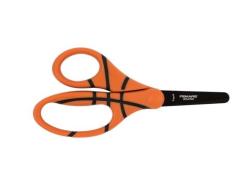Fiskars gyerekolló kosárlabda motívummal, 13 cm (200670)